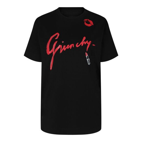 Givenchy Graphic Logo T-Shirt Multi Womens